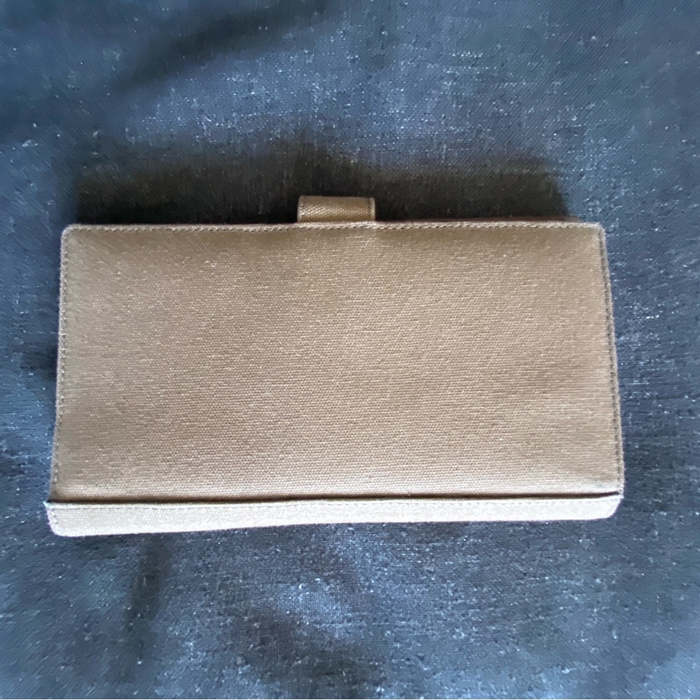 Levenger Elegant Beige Clutch